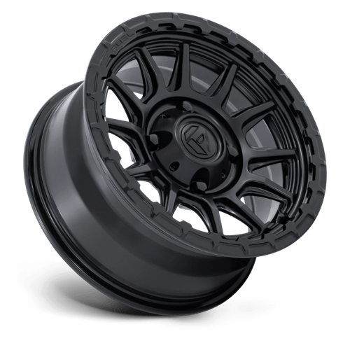 Fuel Off-Road FV866 Piston UTV Matte Black with Gloss Black Lip Wheels, Cast Aluminum