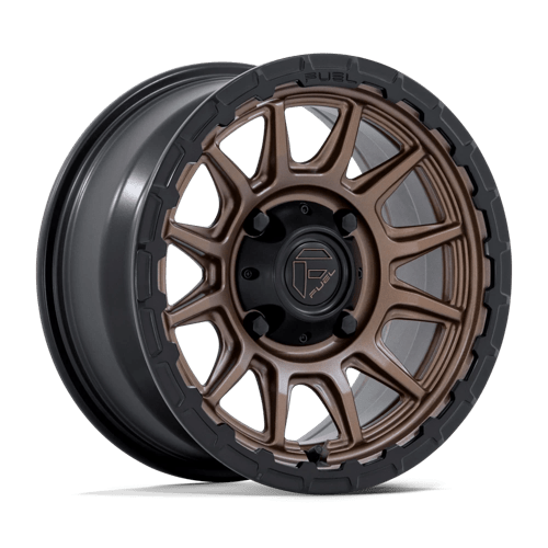 Fuel Off-Road FV866 Piston UTV Matte Bronze with Matte Black Lip Wheels, Cast Aluminum