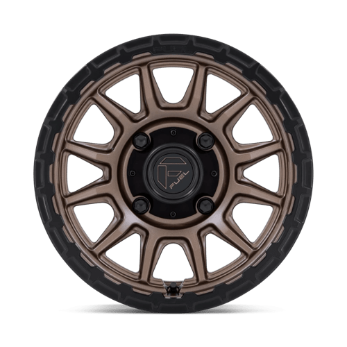 Fuel Off-Road FV866 Piston UTV Matte Bronze with Matte Black Lip Wheels, Cast Aluminum