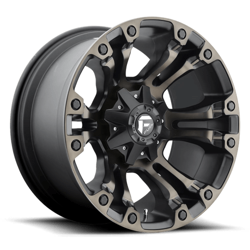 Fuel Off-Road D569 Vapor Matte Black Double Dark Tint Wheels, Cast Aluminum