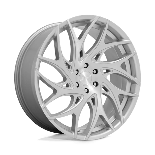 DUB S261 G.O.A.T. Silver Brushed Face 1-Piece Wheels