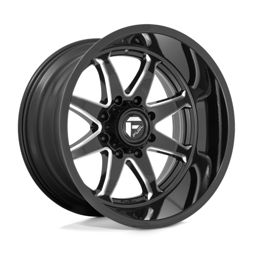 Fuel D749 Hammer Gloss Black Milled 1-Piece Wheels