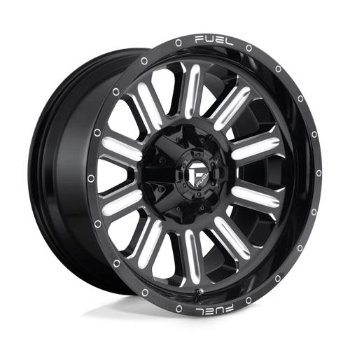 Fuel D620 Hardline Gloss Black Milled 1-Piece Wheels