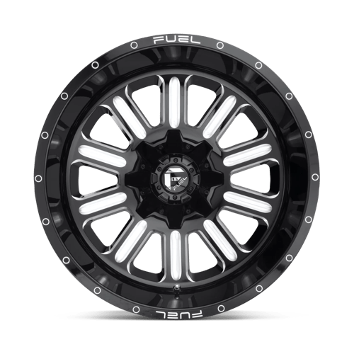 Fuel D620 Hardline Gloss Black Milled 1-Piece Wheels