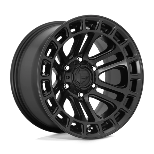 Fuel D718 Heater Matte Black 1-Piece Wheels