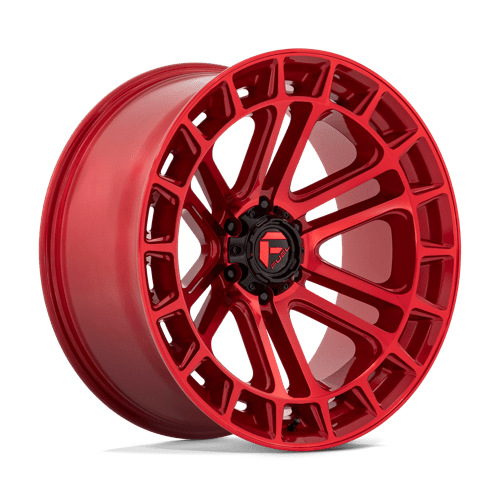 Fuel D719 Heater Candy Red Machined 1-Piece Wheels