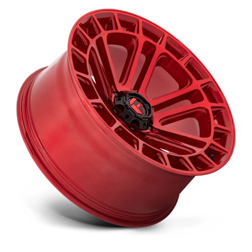 Fuel D719 Heater Candy Red Machined 1-Piece Wheels