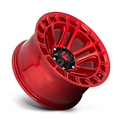 Fuel D719 Heater Candy Red Machined 1-Piece Wheels