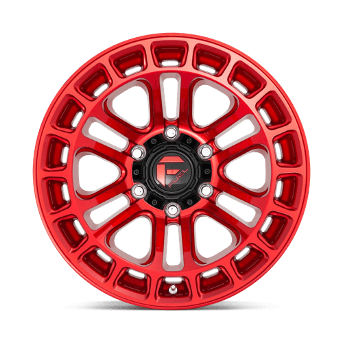 Fuel D719 Heater Candy Red Machined 1-Piece Wheels