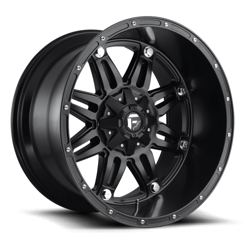 Fuel D531 Hostage Matte Black 1-Piece Wheels