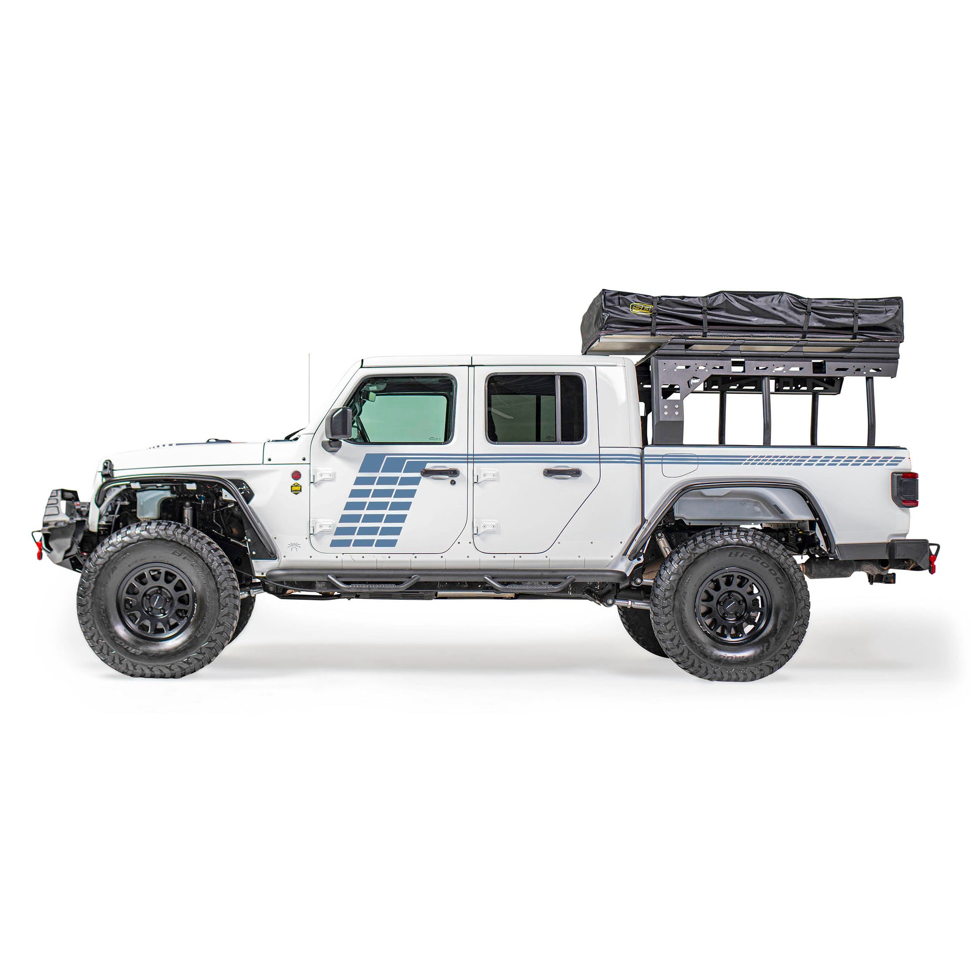 Smittybilt 2020-2025 Jeep Gladiator JT Nerf Steps, Textured Black, 20+, J1980T