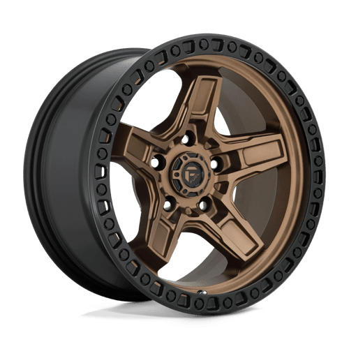 Fuel D699 Kicker Matte Bronze Black Bead Ring 1-Piece Wheels