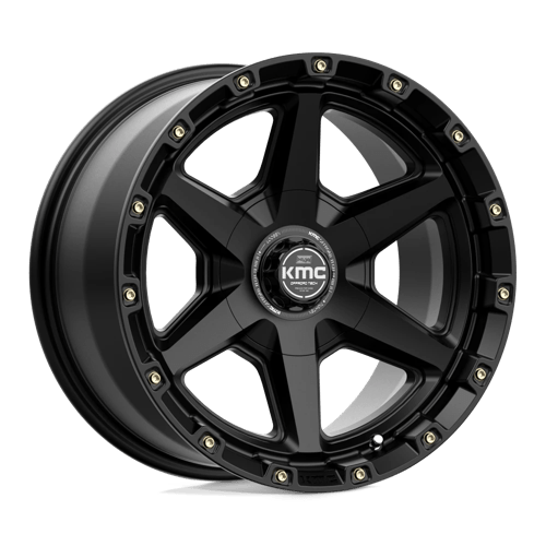 KMC KM101 Tempo Satin Black Wheels