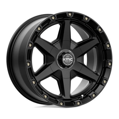 KMC KM101 Tempo Satin Black Wheels