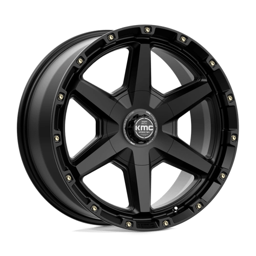 KMC KM101 Tempo Satin Black Wheels