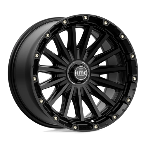 KMC KM102 Signal Satin Black Wheels