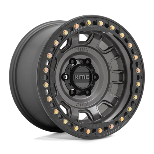 KMC KM236 Tank Beadlock Anthracite Wheels