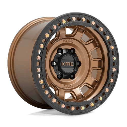 KMC KM236 Tank Beadlock Matte Bronze Wheels