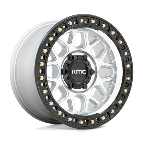 KMC KM549 GRS Machined With Satin Black Lip Wheels