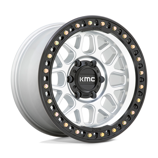 KMC KM549 GRS Machined With Satin Black Lip Wheels, Cast Aluminum