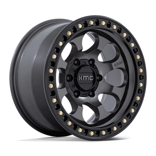 KMC Riot SBL KM550 Anthracite &#038; Satin Black Lip Rims