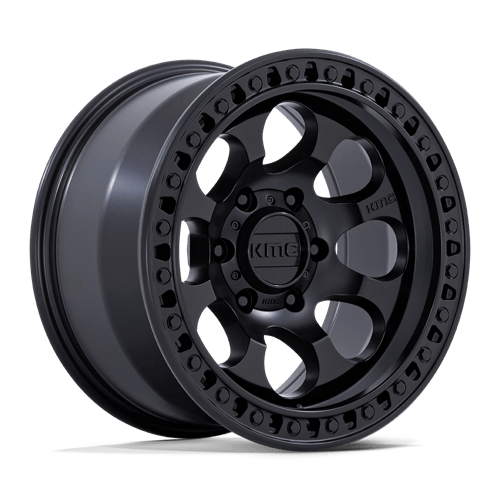 KMC Riot SBL KM550 Satin Black Wheels