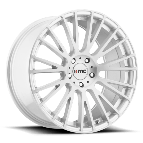 KMC KM706 Impact Brushed Silver Wheels