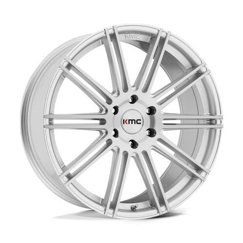 KMC KM707 Channel Brushed Silver Wheels