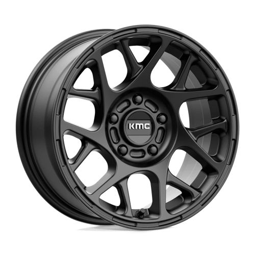 KMC KM708 Bully Satin Black Wheels