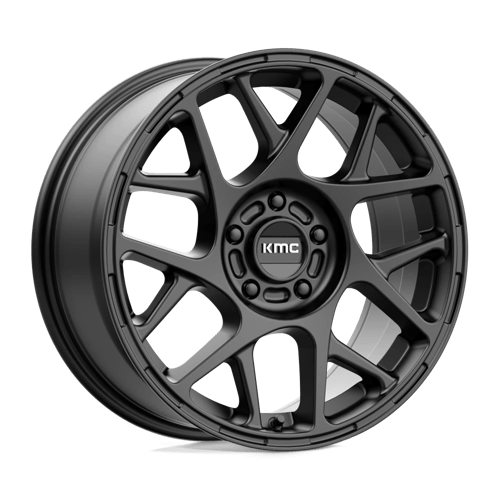 KMC KM708 Bully Satin Black Wheels