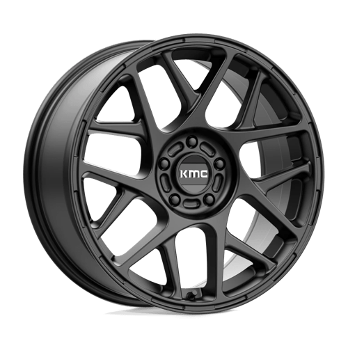 KMC KM708 Bully Satin Black Wheels