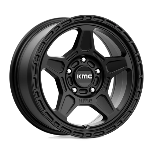 KMC KM721 Alpine Satin Black Wheels