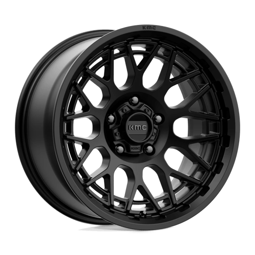 KMC KM722 Technic Satin Black Wheels