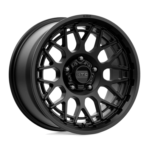 KMC KM722 Technic Satin Black Wheels