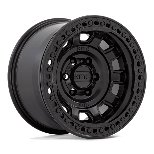 KMC KM236 Tank Beadlock Satin Black Wheels