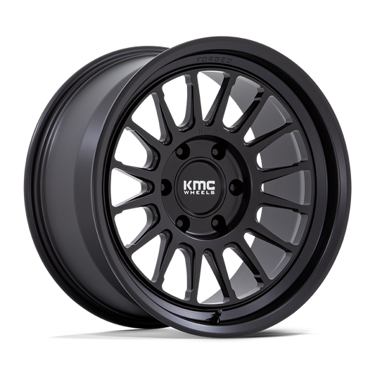 KMC KM447 Impact Forged Monoblock Satin Black Wheels