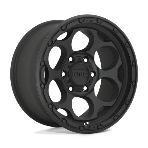 KMC KM541 Dirty Harry Textured Black Wheels