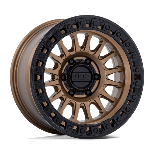 KMC IMS KM552 Matte Bronze &#038; Gloss Black Lip Wheels