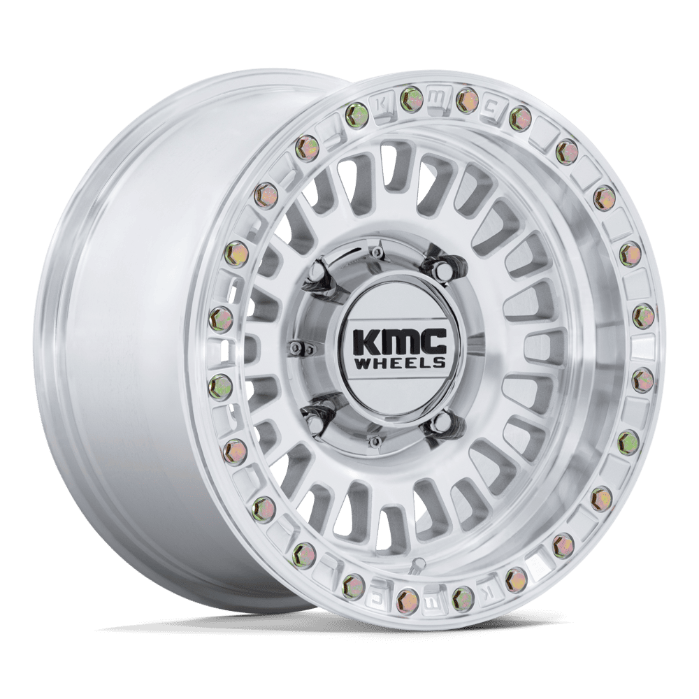 KMC KS242 Aztec Beadlock Machined Wheels, Cast Aluminum