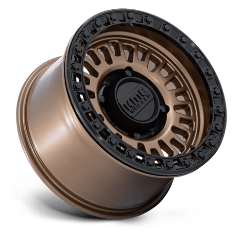 KMC KS242 Aztec Beadlock Matte Bronze with Matte Black RG Wheels, Cast Aluminum