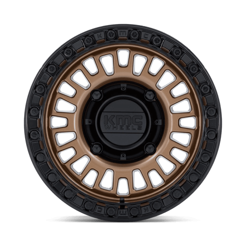 KMC KS242 Aztec Beadlock Matte Bronze with Matte Black RG Wheels, Cast Aluminum