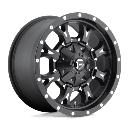 Fuel D517 Krank Matte Black Milled 1-Piece Wheels