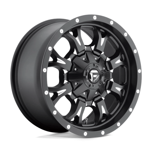 Fuel D517 Krank Matte Black Milled 1-Piece Wheels