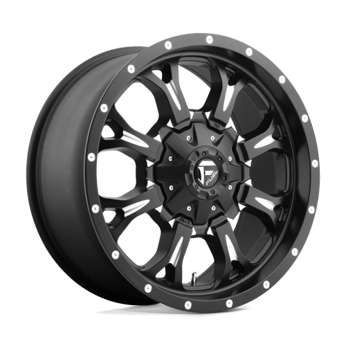 Fuel D517 Krank Matte Black Milled 1-Piece Wheels