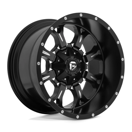 Fuel D517 Krank Matte Black Milled 1-Piece Wheels