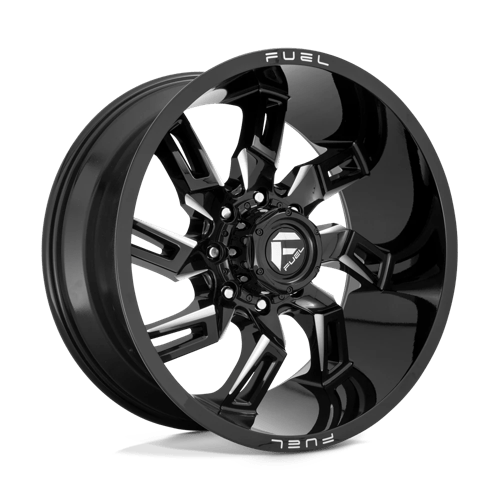 Fuel D747 Lockdown Gloss Black Milled 1-Piece Wheels