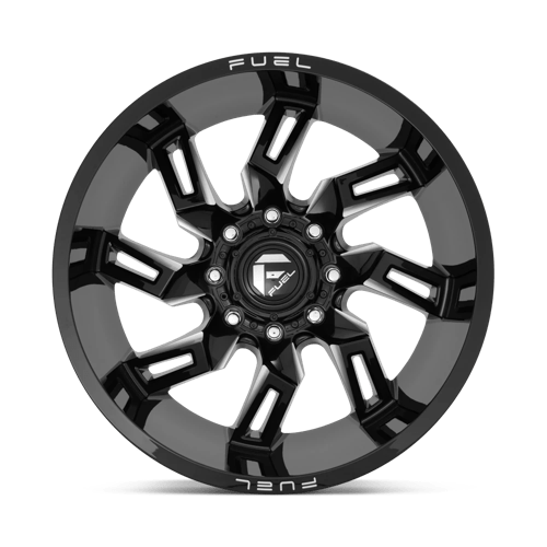 Fuel D747 Lockdown Gloss Black Milled 1-Piece Wheels