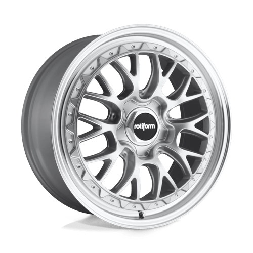 Rotiform R155 LSR Gloss Silver Machined 1-Piece Wheels