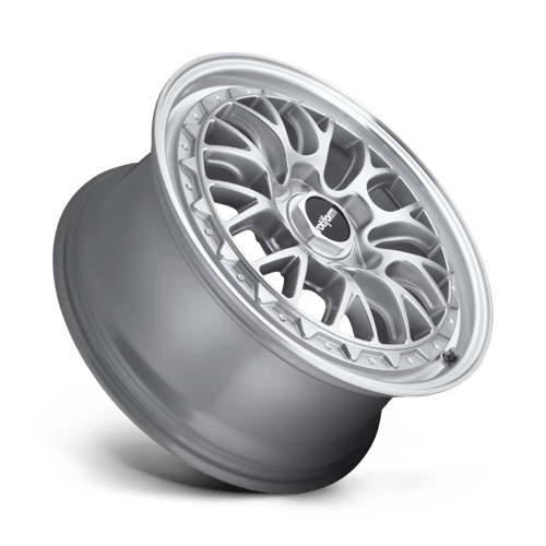 Rotiform R155 LSR Gloss Silver Machined 1-Piece Wheels