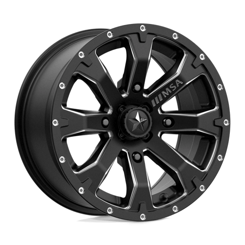 MSA Bounty M42 Black Milled UTV Rims